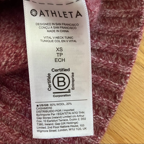 Athleta Cashmere and Wool Sweater Size Small - Picture 8 of 9